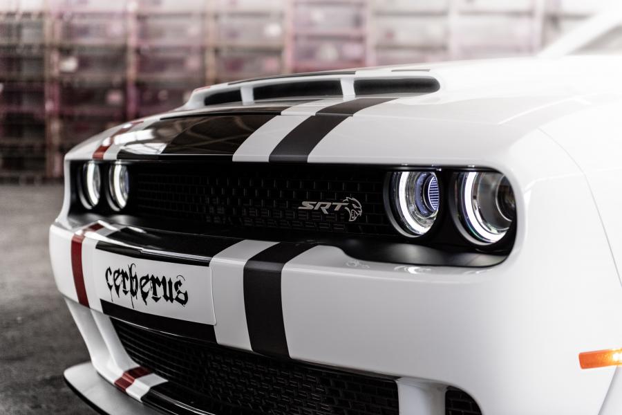 Детали экстерьера Dodge Challenger SRT Hellcat Cerberus by GeigerCars 2019 года  (фото 3 из 16)